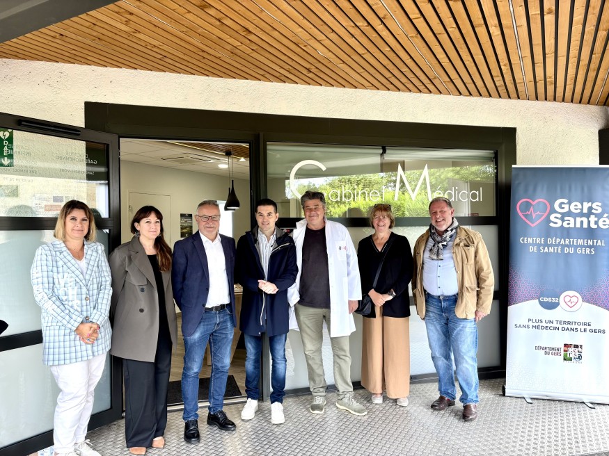 Lutte contre la désertification médicale : le Département du Gers ouvre une nouvelle Antenne Territoriale de Santé à Villecomtal-sur-Arros