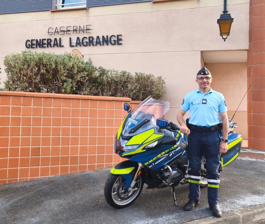 Lutte contre l'insécurité routière : le capitaine Gérard Cassen prend les commandes de l'Escadron départemental de contrôle des flux du Gers