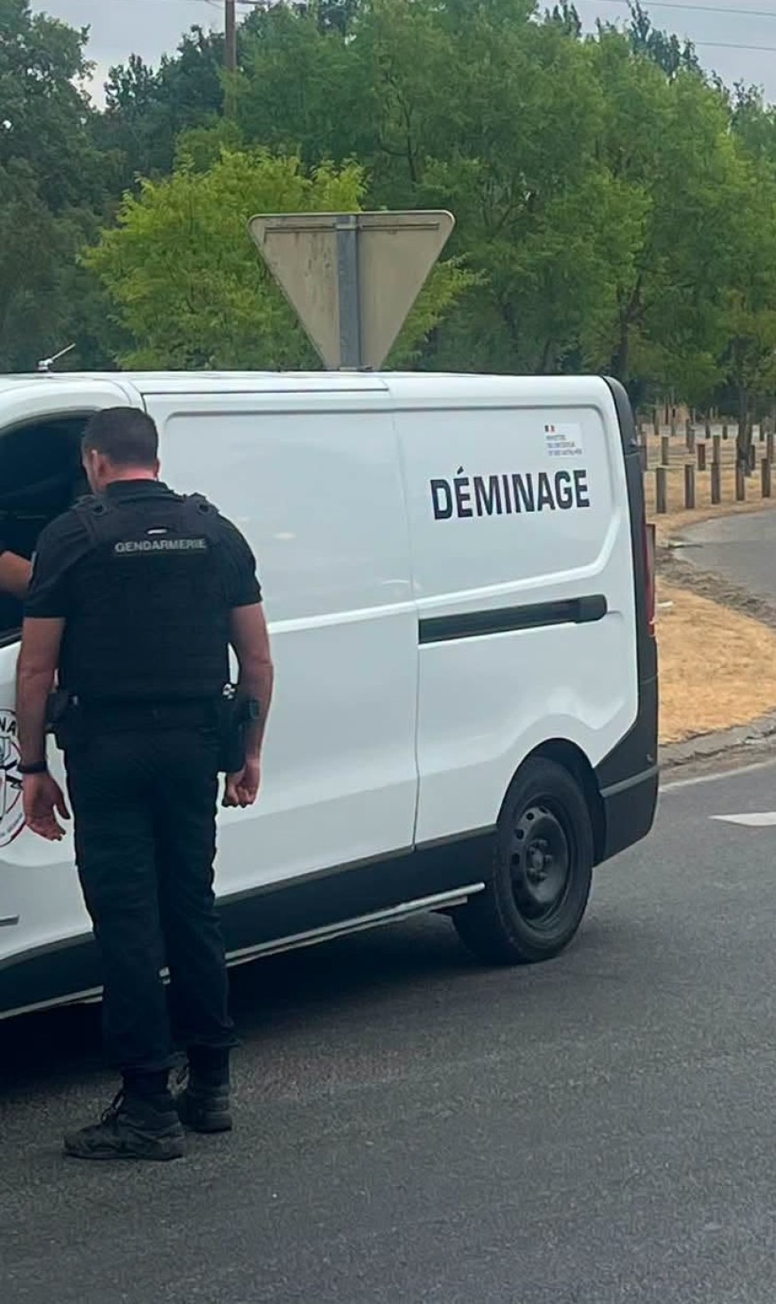 Gers : un nouvel obus découvert à Saint-Lary, la zone balisée