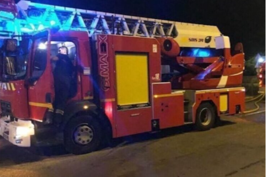 Lectoure : une maison totalement embrasée, 43 sapeurs-pompiers mobilisés