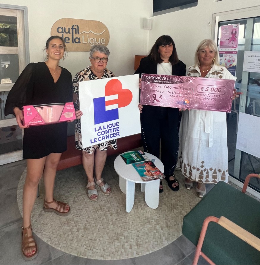 Une cocotte rose et pailletée pour Octobre Rose : Gers Équipement s’engage aux côtés de la Ligue contre le cancer du Gers