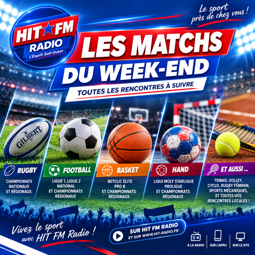 Le programme sportif du week-end en région