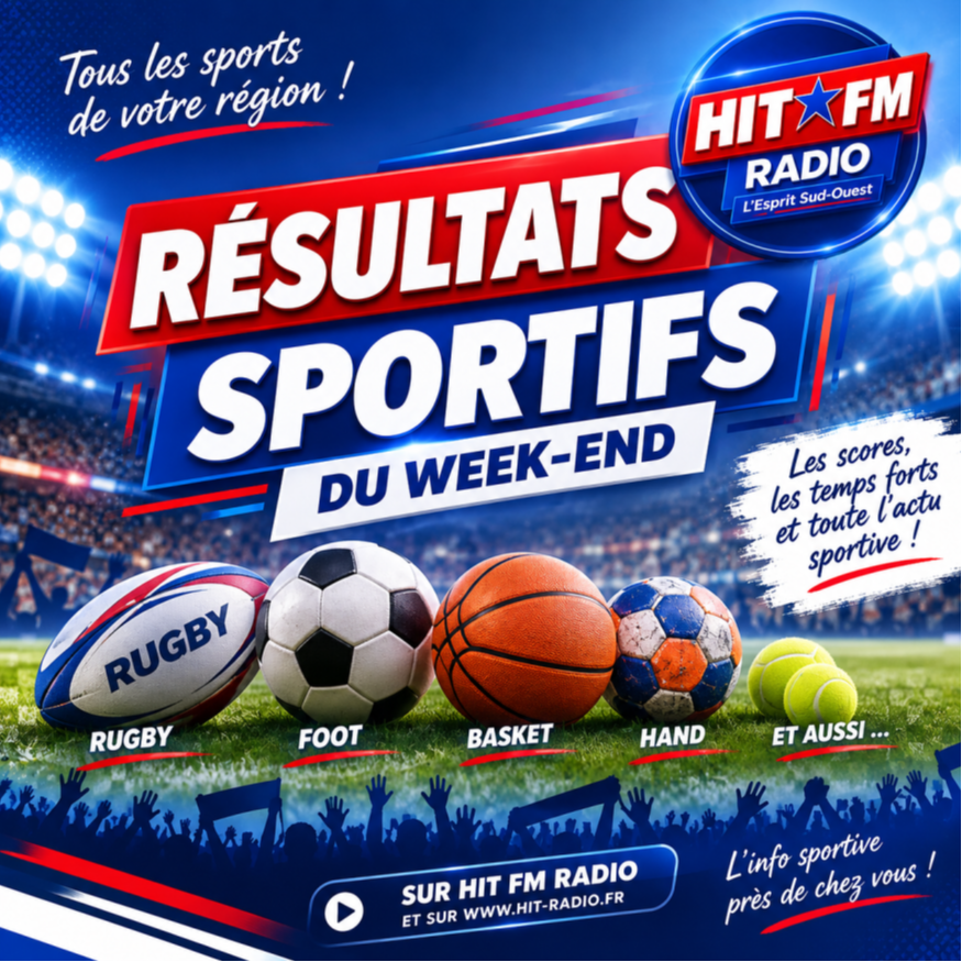 Les résultats du week-end sportif en région