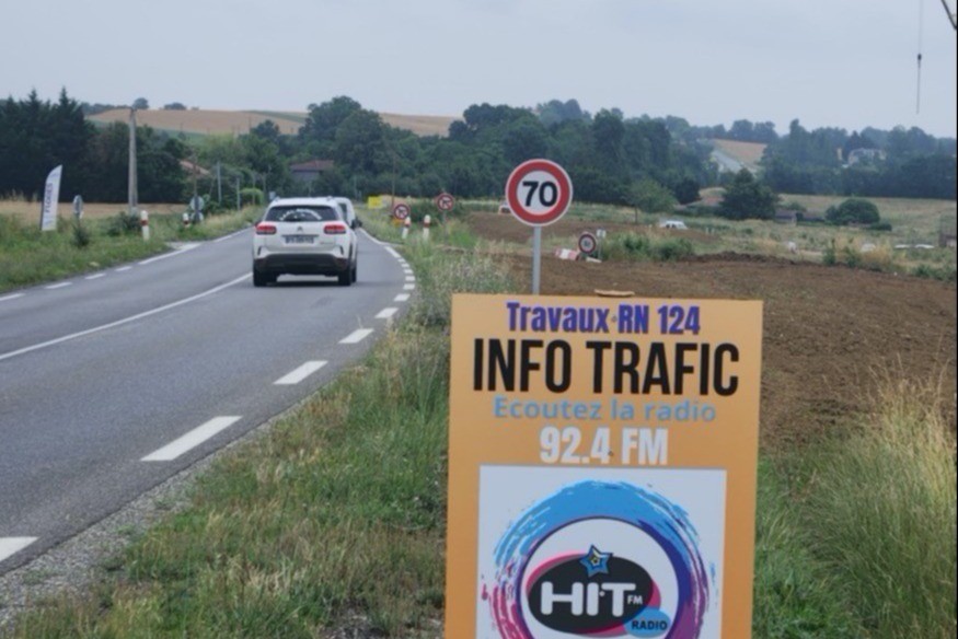 RD1124 entre Gimont et L’Isle-Jourdain : le chantier entre dans sa dernière ligne droite