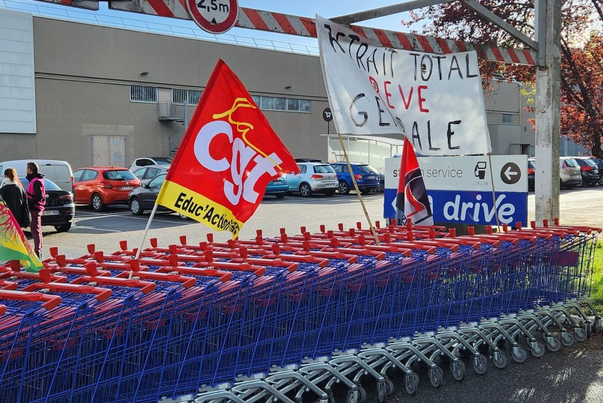 Auch : la CGT appelle à la grève samedi matin au Carrefour pour défendre le maintien d’une prime annuelle des salariés