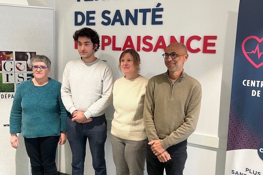 Gers : 3 nouveaux médecins salariés par le département rejoignent les centres de Plaisance du Gers et Marciac